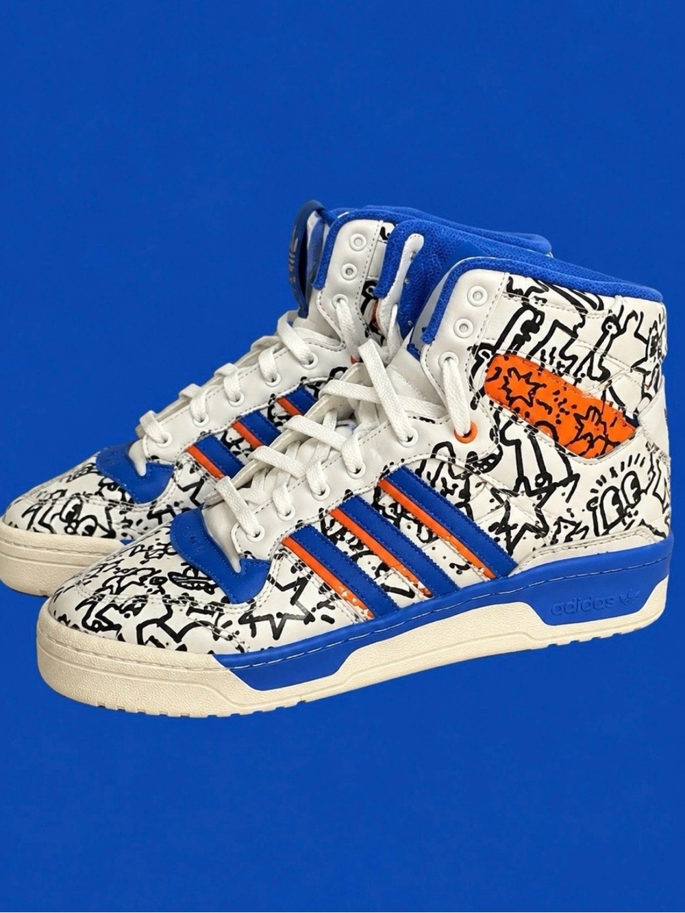 Adidas x Keith Haring High Top Sneakers Size 10